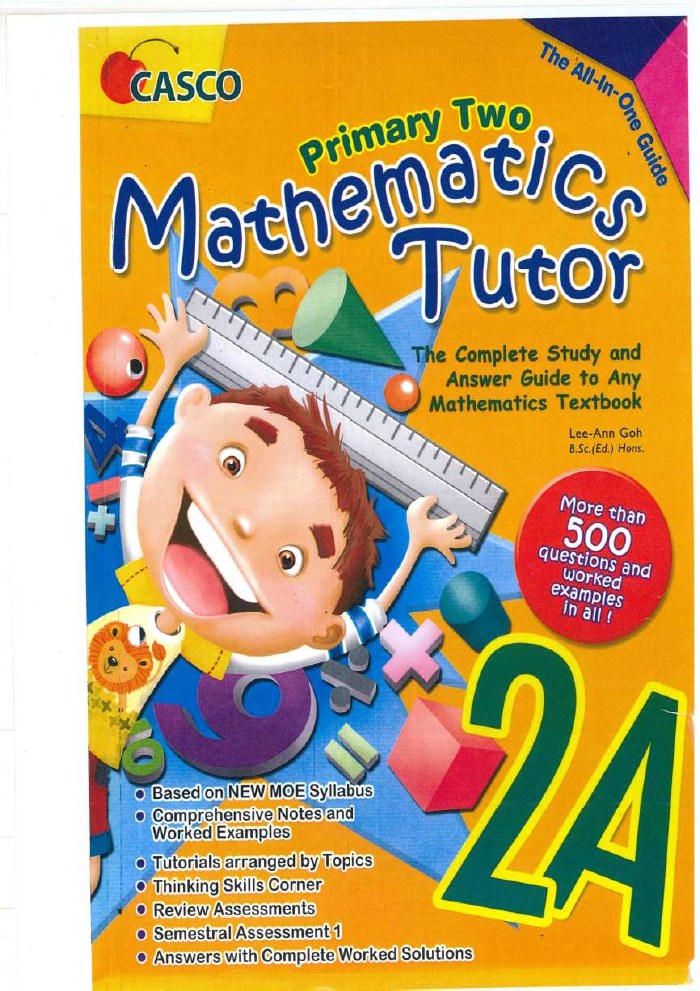 CASCO Primary Two Mathematics Tutor 2A cover